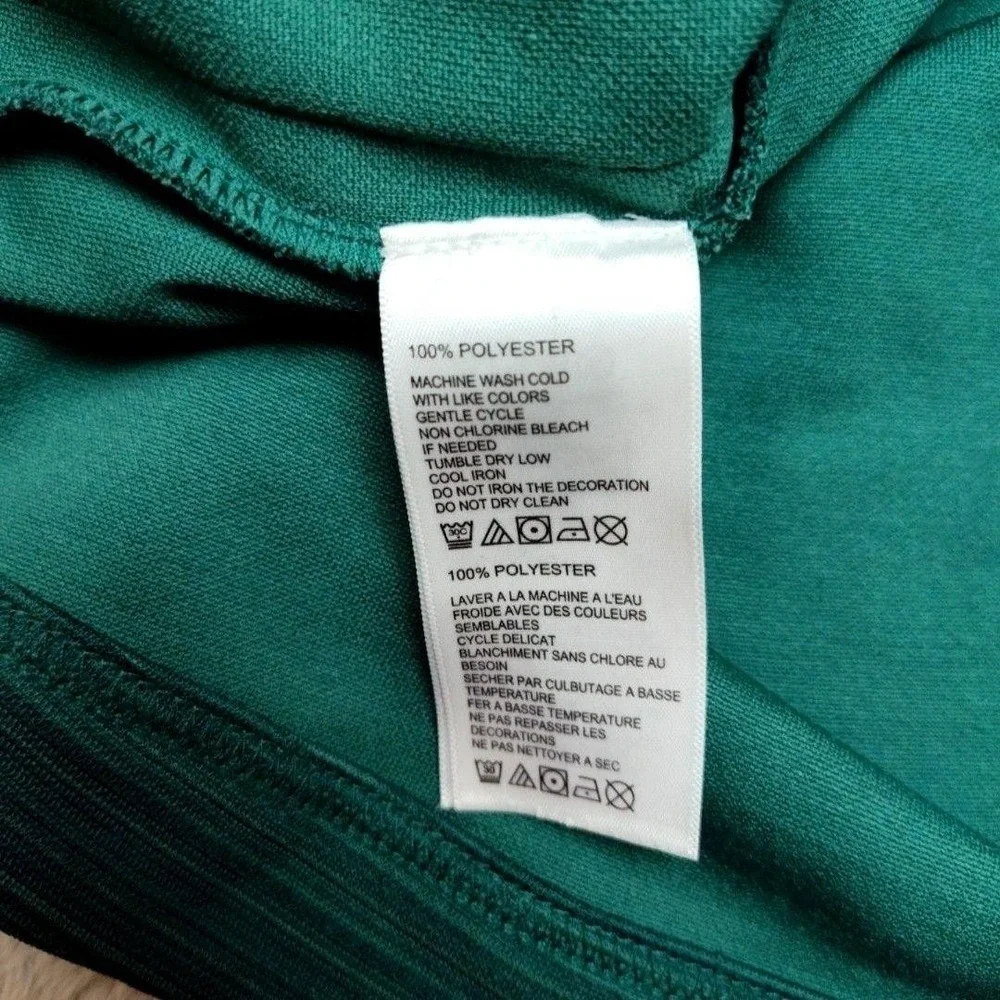Tommy Bahama Pullover Mens L Green IslandZone 1/4 Zip Mock Neck Striped Golf